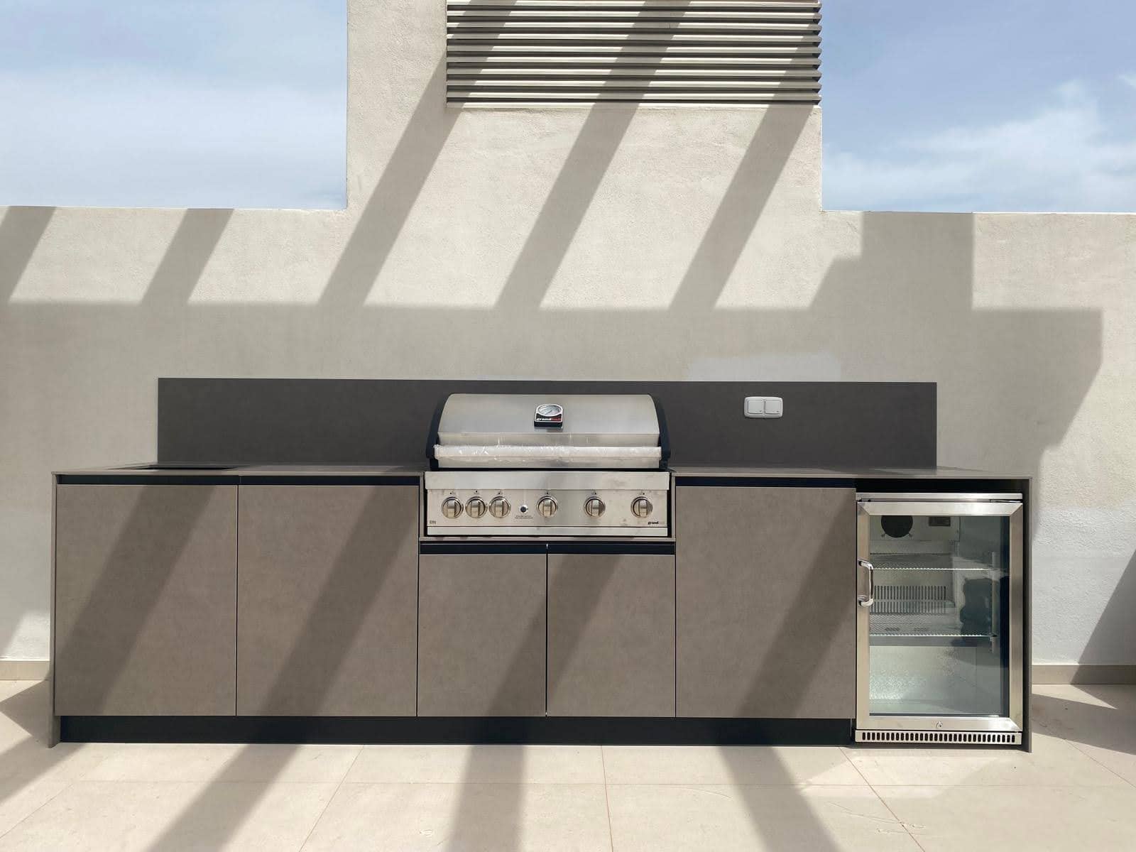 Cocinas de exterior en aluminio